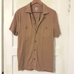 J. Crew Casual Brown Button Down Shirt